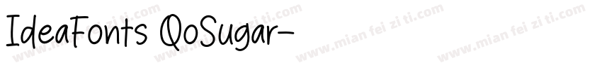 IdeaFonts QoSugar字体转换
